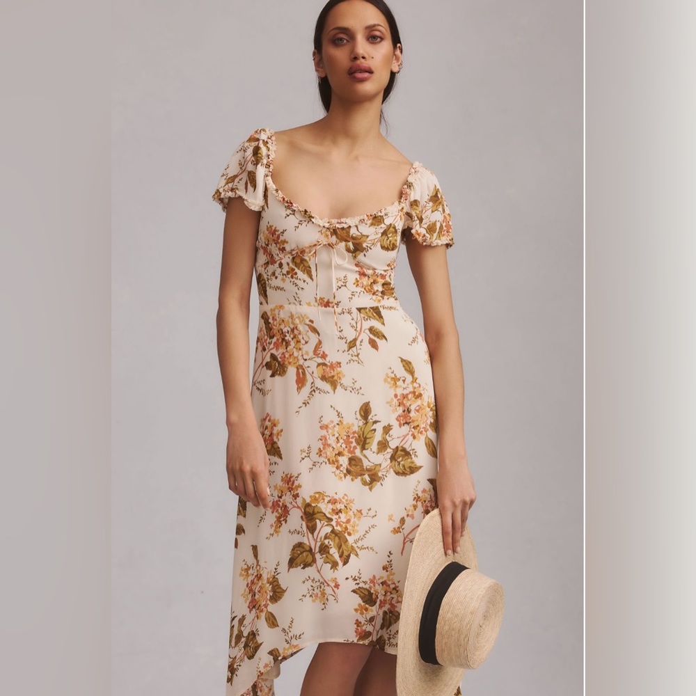 REFORMATION x ANTHROPOLOGIE                 Maebry Floral Dress size 10 NWT